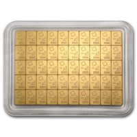 Tablettes d’or 50 x 1g Acheter des tablettes de lingots d'or